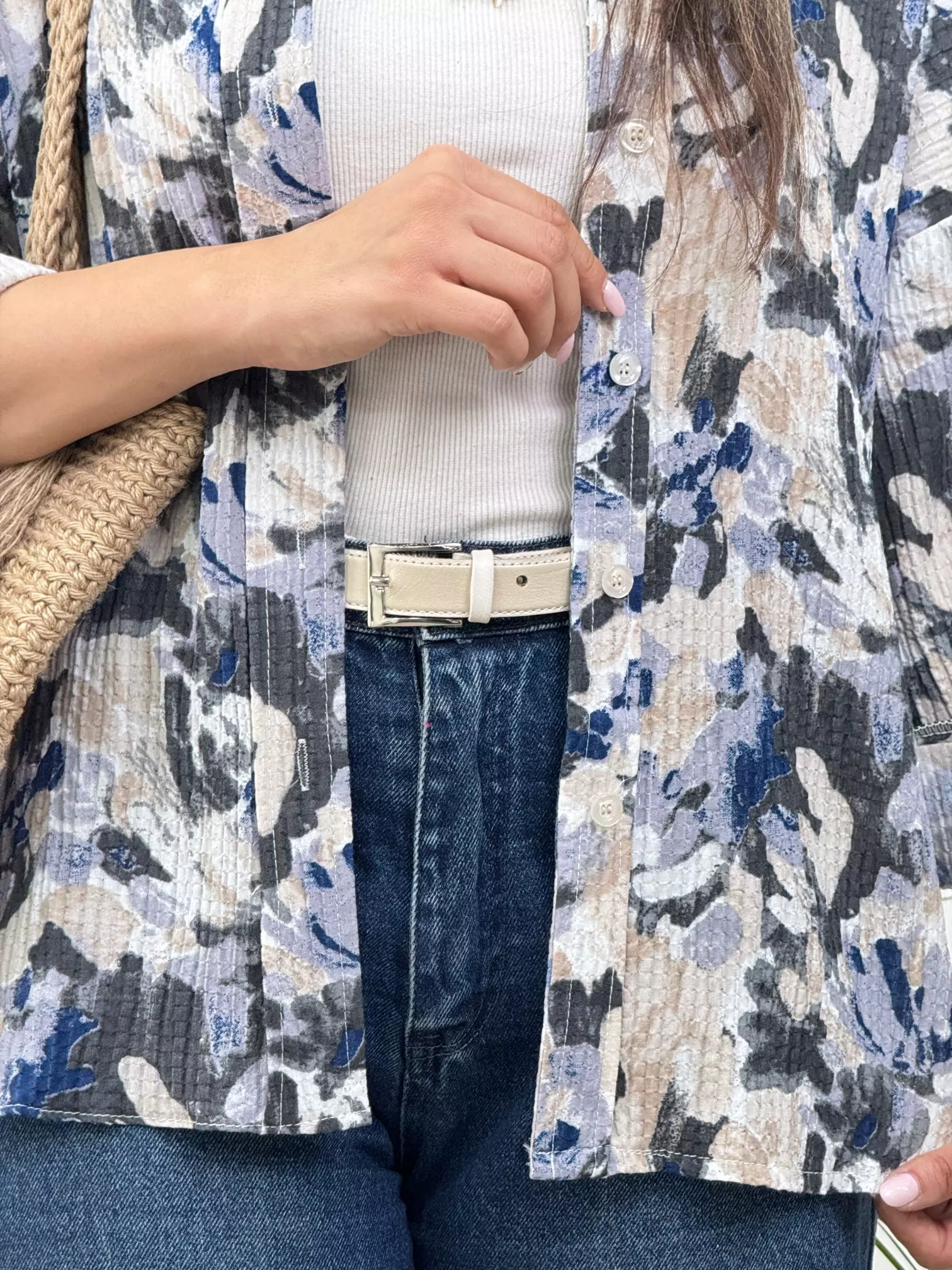 مانتو شومیزی آبرنگی